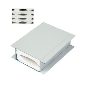 Panneaux sandwich en <span class=keywords><strong>laine</strong></span> <span class=keywords><strong>de</strong></span> roche/<span class=keywords><strong>laine</strong></span> <span class=keywords><strong>de</strong></span> <span class=keywords><strong>verre</strong></span> ignifuges et imperméables <span class=keywords><strong>de</strong></span> qualité supérieure, en acier coloré, épaisseur 50-100 mm, vente en gros - Product Image 1