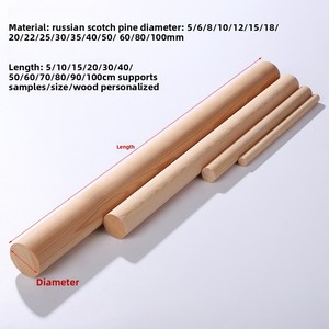 Cổ phiếu bán buôn Nga cây thông tùng Gậy Dongyang gỗ khắc thanh rắn DIY thủ công mô hình kiến trúc vật liệu mịn dải - Product Image 6