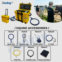Appareil de thérapie magnétique PEMF pour chevaux, pour la physiothérapie, la réduction de la douleur et le soin équin, avec boucle magnétique PEMF