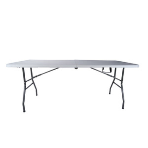 Mesa <span class=keywords><strong>Rectangular</strong></span> Plegable de Plástico Portátil para Bodas, Banquetes, Hoteles, Picnic al Aire Libre - Product Image 3