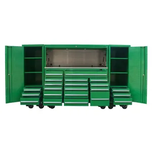 Heavy Metal Tools Set Box Storage Garage Wall Mechanic Complete Toolbox tool box organizer