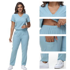 Uniformes <span class=keywords><strong>de</strong></span> Enfermería con Logotipo Personalizado, Tela Suave <span class=keywords><strong>de</strong></span> Alta Calidad, <span class=keywords><strong>Bata</strong></span> Quirúrgica Médica, <span class=keywords><strong>Precio</strong></span> Bajo al por Mayor, Ropa <span class=keywords><strong>de</strong></span> Trabajo para Hospitales - Product Image 2