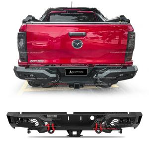Parachoques Delantero y Trasero de Acero con Barra Antivuelco y Enganche de Remolque con Luz LED para Pickup 4x4 Mazda BT-50 2012~2022 - Product Image 1