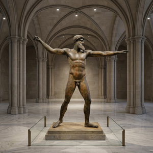 Escultura de Metal de Bronce Fundido a Medida, Figura Deportiva de la Antigua Grecia, Estatua para Decoración de Jardín - Product Image 2