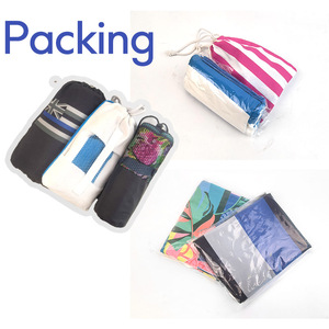 OEM tùy chỉnh sợi nhỏ bãi biển khăn với logo dập nổi và mô hình Thổ Nhĩ Kỳ phong cách thăng hoa in ấn - Product Image 5