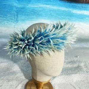 NEW Artificial Thick Spring Grass fascia Haku KN-hk046-1 Aloha Hula Dance Celebration Event <span class=keywords><strong>Crown</strong></span> Floral Garland Headpieces - Product Image 6