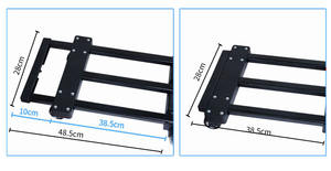 Tianyu Uitrusting <span class=keywords><strong>Trolley</strong></span> Handkarren Plastic Karren Uitrusting Handtruck Dieren En Pluimveehouderij Opvouwbare Winkelwagens <span class=keywords><strong>50Kg</strong></span> - Product Image 5