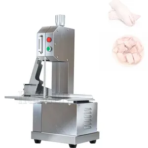 Machine de scie à os à bande de coupe de viande commerciale Machine de découpe de viande congelée Machines de traitement de coupe