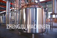 ZJ 300L cuivre Vodka encore colonne usine vente directe canne à sucre distillateur d'alcool pour boisson éthanol Production faire la Machine