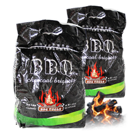 Sac de papier tissé en PP durable marron pour l'emballage de farine d'alimentation de camping barbecue