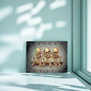 Kit de Peinture Diamant DIY 40*50cm Thème <span class=keywords><strong>Horreur</strong></span> Moderne pour Décoration Murale, Diamants Ronds Complets 5D en Acrylique - Product Image 2