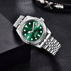 Vsf CF QF Chất lượng cao Trung Quốc nhà máy ngày chỉ 36 Mét Sapphire Glass Luminous Diver tự động siêu 3235 phong trào - Product Image 5