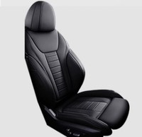 Housses de siège de voiture en cuir sur mesure pour Toyota RAV4 hybride étanche entièrement entouré de 5 sièges protecteur de siège de voiture