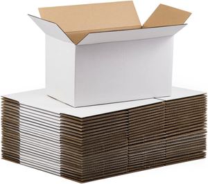 Custom Sizes Sturdy <b>White</b> Small Shipping <b>Boxes</b> Corrugated Paper Mailer Box Cardboard Mailing <b>Boxes</b> Distribution Packaging Box - Product Image 1