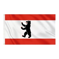 Drapeau de la Bavière allemande 3x5 pieds / 2x3 pieds, fabrication OEM/ODM en usine, sur commande par lots, fourniture directe du fabricant pour événements et festivals