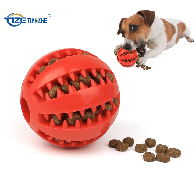 Top Seller Food Bite Pet Chew Rubber Dog Toy Ball Tough Dog Chew Toy