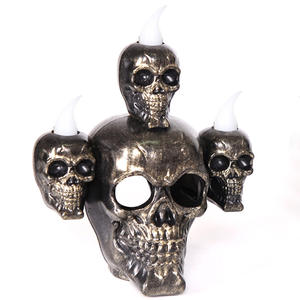 Nuevo Halloween LED Interior Exterior Luz verde Esqueleto Linterna Horror Atmósfera Adornos decorativos - Product Image 6