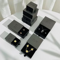 Boîte à tiroirs personnalisée pour montres et bracelets haut de gamme Emballage fabriqué avec des matériaux recyclés, étanche et doublé d'éponge