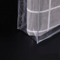 Sacs suspendus en PVC personnalisés avec boutons et trous avec cintres, sacs d'emballage, offre spéciale