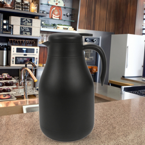 Cafetera térmica de acero inoxidable con aislamiento al vacío de agua caliente de 1,3/1,8 L, cafetera portátil para casa/cafetería/Hotel - Product Image 1