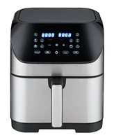 Penggorengan udara digital 6,5l dengan pengatur waktu dan kontrol suhu, beberapa preset 1700W