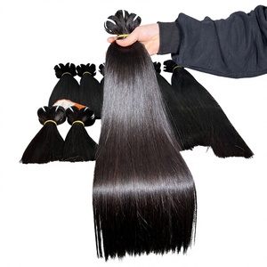 Meilleur prix de gros – Extensions de cheveux naturels vietnamiens bruts, super double drawn, lisses comme des baguettes, couleur naturelle - Product Image 1