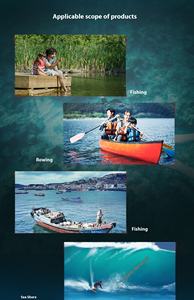 سترة نجاة احترافية محمولة للبالغين والأطفال من قماش أكسفورد السميك بقوة طفو كبيرة للقوارب والسباحة وصيد الأسماك - Product Image 6