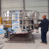 Tamis vibrant circulaire multi-couches à tambour rotatif pour la classification du sable de quartz, de la farine et de l'amidon