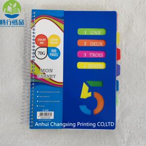 Cahier d'exercices en spirale personnalisé pour étudiants, articles scolaires en gros, cahier d'intercalaires en PP pour l'<span class=keywords><strong>Afrique</strong></span> - Product Image 2