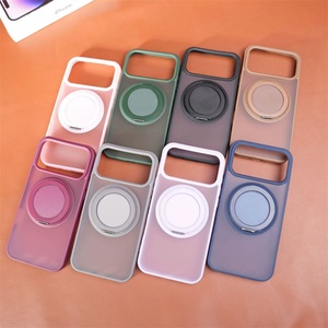 Nuevo Soporte Magnético Esmerilado con Anillo para Carga Inalámbrica y Función de Soporte para iPhone 17 Air Pro Max 16 15 14 13 Plus - Product Image 2