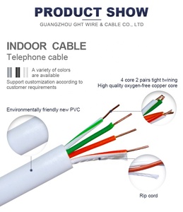 <span class=keywords><strong>Cable</strong></span> Telefónico UTP CAT3 GHT para Interiores, 4 Conductores, 24AWG BC CCA, con Aislamiento de HDPE y Revestimiento de PVC - Product Image 5
