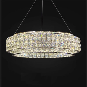 Lampada decorativa grande lampadari viventi decorazione grande lampadario di cristallo lampadario di lusso francese - Product Image 4