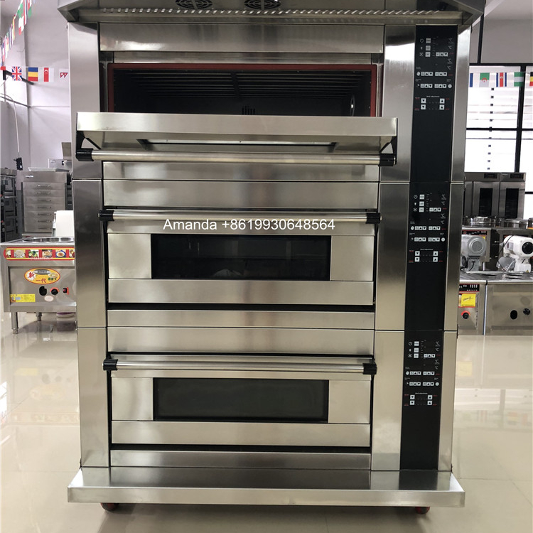Wholesale price commercial bakery deck oven, electric baking oven manufacturer, pizza oven deck