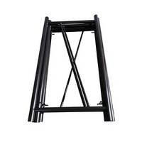 Andamio de Acero Q235 con Marco de Puerta Pintado de Negro, Andamio de Acero para Construcción y Decoración