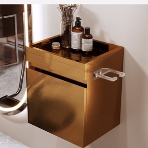 Nuevo Mueble de Peluquería Moderno de Acero Inoxidable, Gabinete de Almacenamiento de Herramientas de Peluquería Resistente, Mueble de Pared para Salón de Belleza - Product Image 2