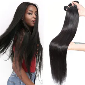 Super shiny mink Brazilian virgin human hair bundle, 40 42 inch straight hair extension, best Brazilian glossy human hair weave