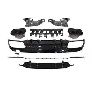 Pour <span class=keywords><strong>C63s</strong></span> w205 c63 pare-chocs avant c63 w205 échappement w205 kit carrosserie amg pare-chocs w205 c63 diffuseur pour mercedes benz W205 C63 AMG style - Product Image 4