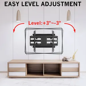 CHARMOUNT Adjustable LED TV Bracket Tilt Swivel Articulating Alloy Steel TV Mounting Service Soporte TV Pared Para 40-80 Inches