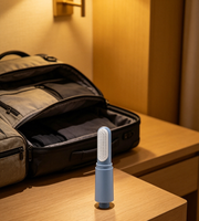 Pommeau de Douche Portable Chromé Moderne et Compact à Effet Pluie, en Plastique ABS Pressurisé, Idéal pour les Voyages – Vente Chaude