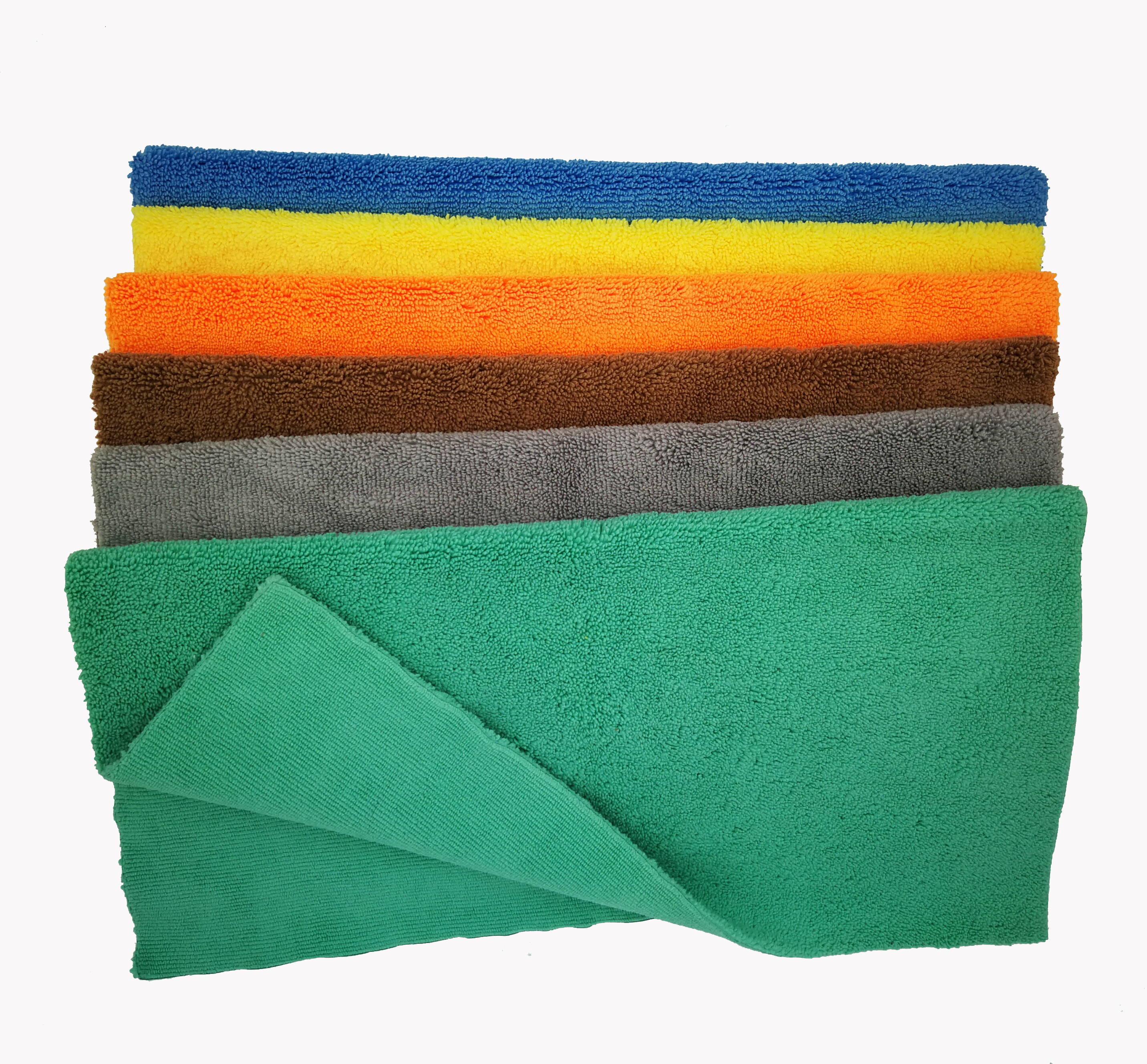 Китай, оптовая продажа, чистящие полотенца из микрофибры, Пришивные края, беззернистые все рабочие чистящие полотенца для автомобиля