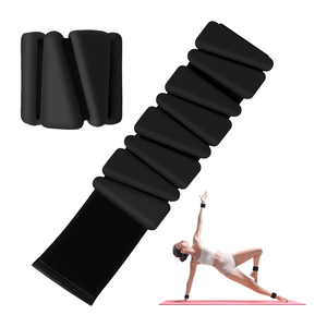 Custom Logo Adjustable 1LB 2LB 4LB Waterproof Strength Gym Workout Silicone Bracelet Silicone <b>Weighted</b> Wrist Bands Ankle - Product Image 1