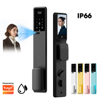 Cerradura Inteligente Automática para Puerta, IP66 Impermeable, Identificación Facial 3D, Videoportero, Cerradura de Seguridad Biométrica con Huella Dactilar