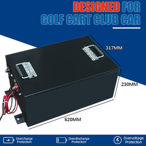 51.2V 105Ah LiFePO4 Golf Arabası Aküsü 5.12KWh Bluetooth 25A Hızlı Şarj Cihazı Elektrikli AGV YCSTPOWER YCST-GC-48105-P 3 Yıl Garantili - Product Image 5