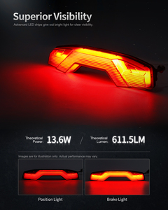 Luz Trasera Ahumada ED para <span class=keywords><strong>Suzuki</strong></span> Quadracer LT-R450 LTR 450 2006-2009, Lámpara Trasera para SXS ATV <span class=keywords><strong>Suzuki</strong></span> - Product Image 5