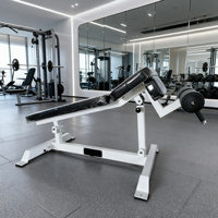 Équipement de fitness commercial pour salle de sport, banc inclinable réglable pour l'entraînement des bras, des jambes et du dos