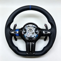 Volant en cuir et fibre de carbone M Sport pour BMW Série 1 2 3 4 5 6 7 F10 F13 F20 F21 F32 F35 F22 F23 F44 F45 F46 F30 M3 M5