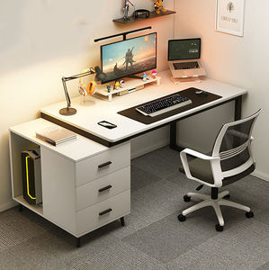 モダンスタイルカスタム木制家庭研究コンピュータデスク書き込みテーブル引き出し付きオフィス家具 - Product Image 2