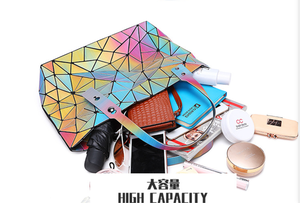 OEM ODM Vente en gros <span class=keywords><strong>Logo</strong></span> personnalisé Mode Femmes Marques célèbres Designer Sacs à main en cuir PU décontractés géométriques Sacs à main pour femmes - Product Image 6