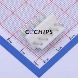 FWF39602-S05B22W1B Wire-to-Board Pin Header Bent Lead Through Hole,P=3.96mm Connector 1x5P 3.96mm Right Angle Insert 5P - Product Image 1