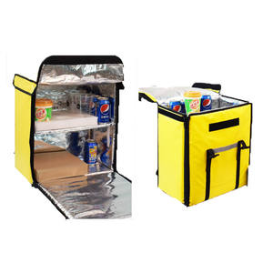 Prodotto schiumato di grande capacità borse per pizza termiche borse per la consegna degli alimenti zaino isolato - Product Image 2